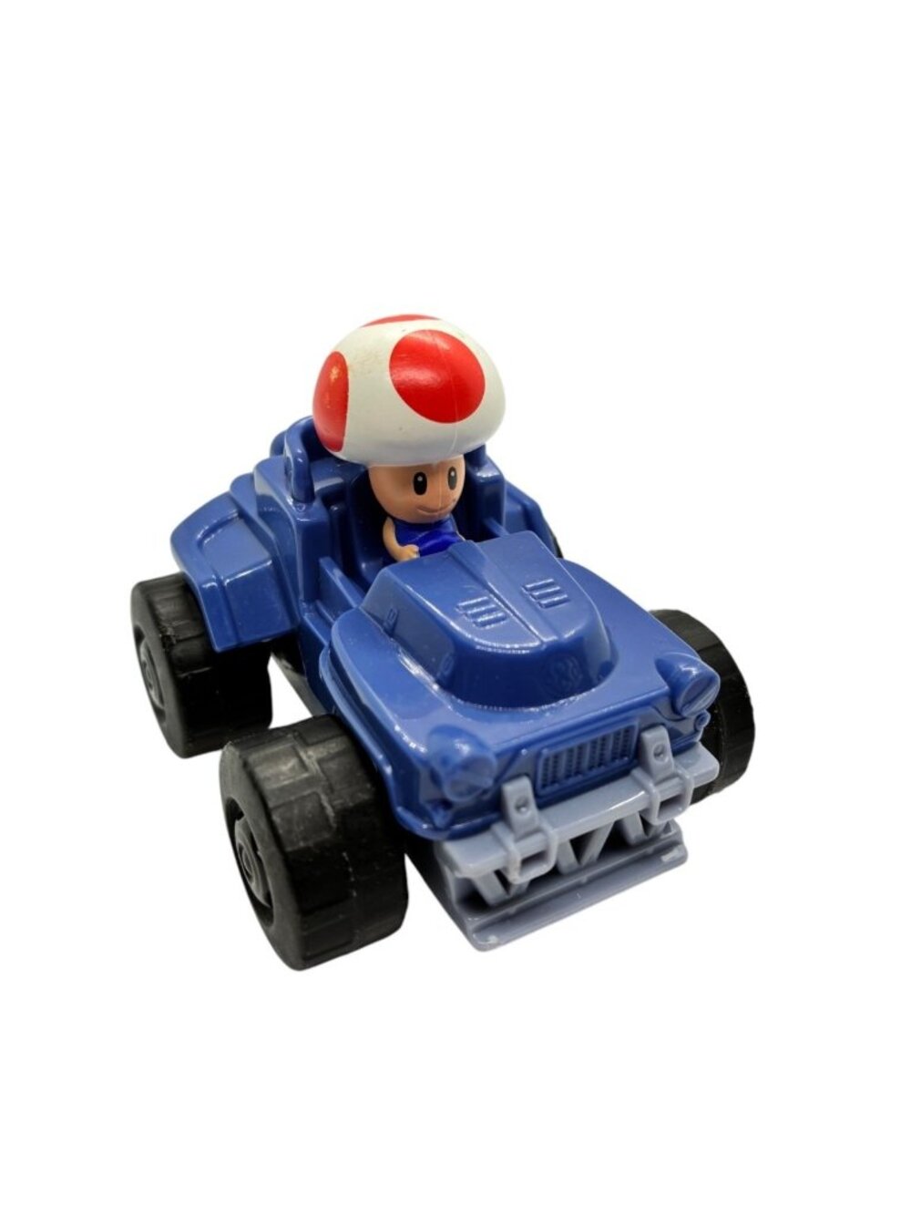 McDonald's Happy Meal Toy 2022 Super Mario Bros Mario Kart Toad Blue Car Figure